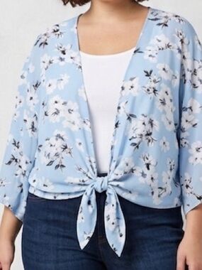 QED London Oversized Front Tied Top